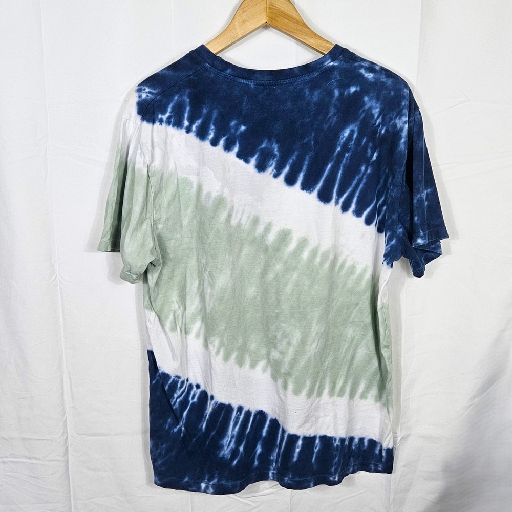 Vintage Originals‎ Tie Dye Alien Embroidered Logo 100% Cotton T Shirt Mens M - Picture 5 of 8